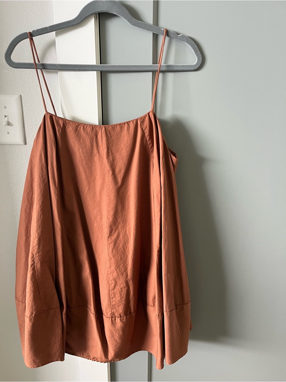 Free People Rust Orange Mini Slip Dress